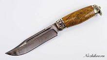 Боевой нож  Авторский Нож из Дамаска №39